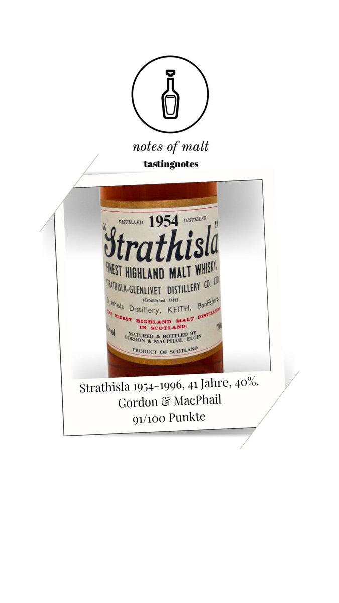notesofmalt's tweet image. Was ein schöner alter Strathisla. Diesen uns zwei weitere findest du aktuell im Blog: notesofmalt.de/Speyside/Strat…

#whisky #strathisla #gordonandmacphail #whiskyreview