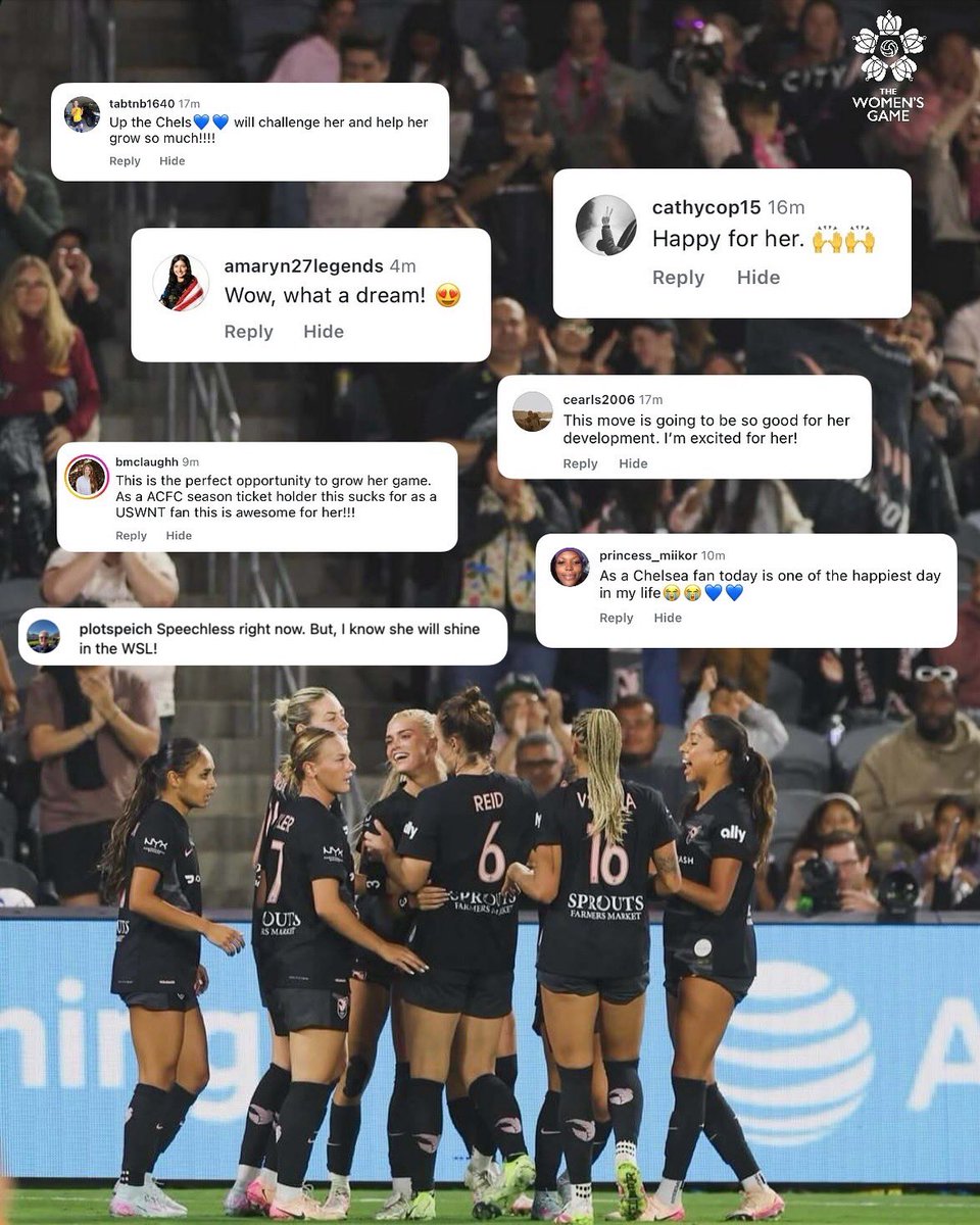 For Alyssa Thompson fans, heartbreak turns to happiness as the young star leaves home. Chelsea, you take care of our girl 🥲

📸 <a href="/weareangelcity/">Angel City FC</a>
