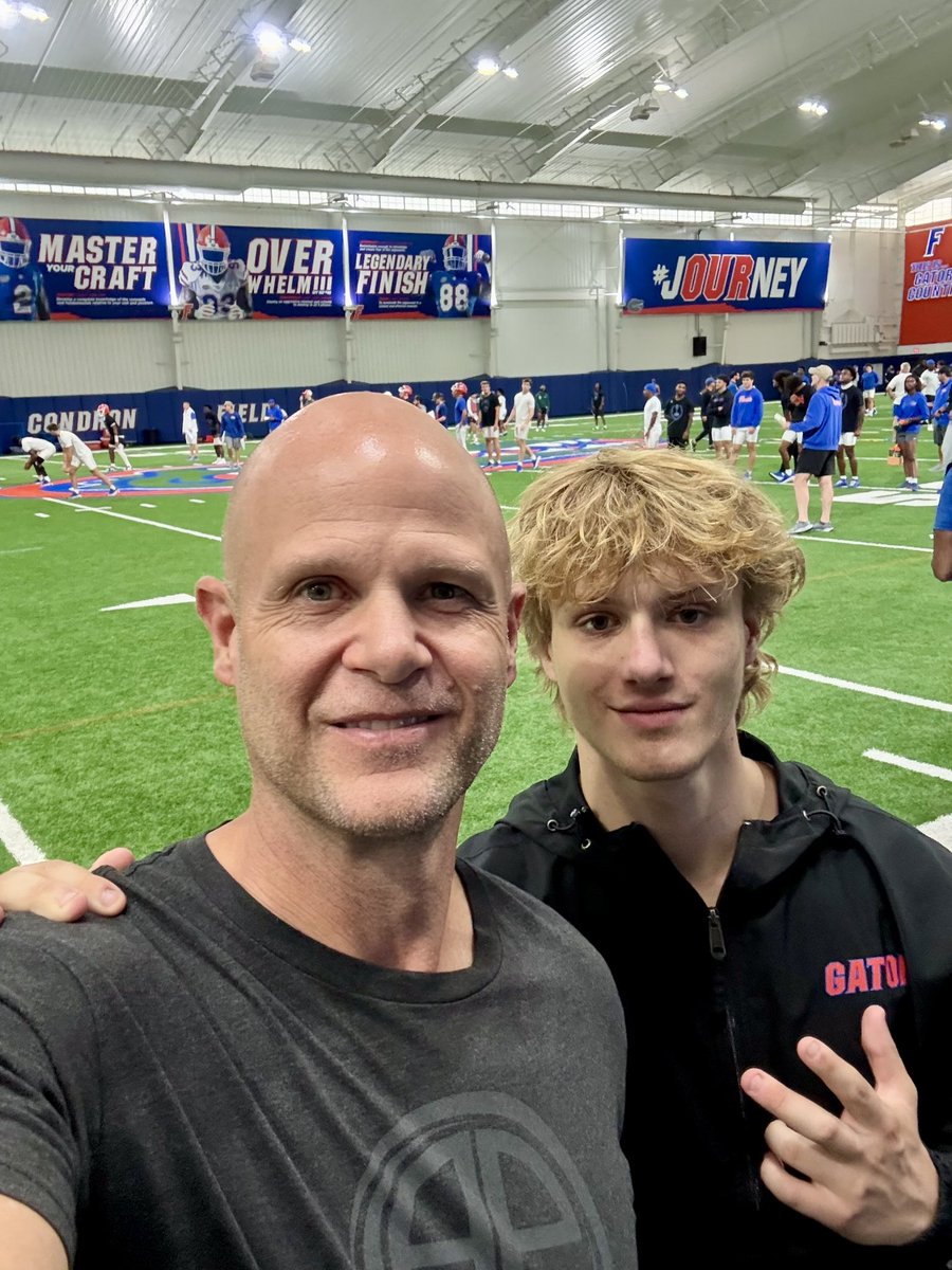 Special week in Gainesville with my boys! God bless and Go Gators!