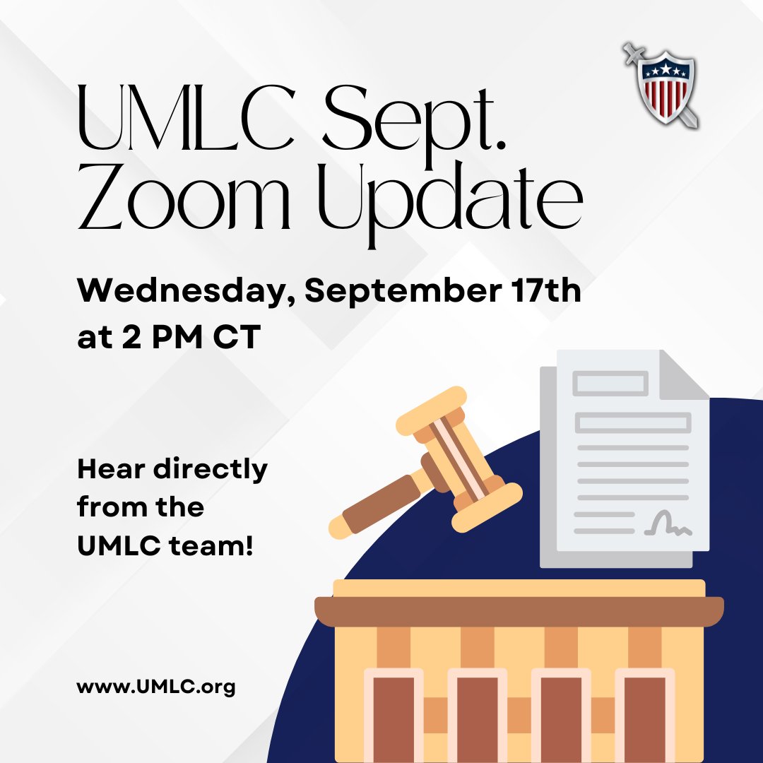 The last two weeks have been monumental! We’ve launched two new lawsuits and celebrated three major victories. Join us on Wednesday, 9/17, at 2 PM for a virtual meeting to hear how your support is making a difference and what’s next in the fight for liberty.