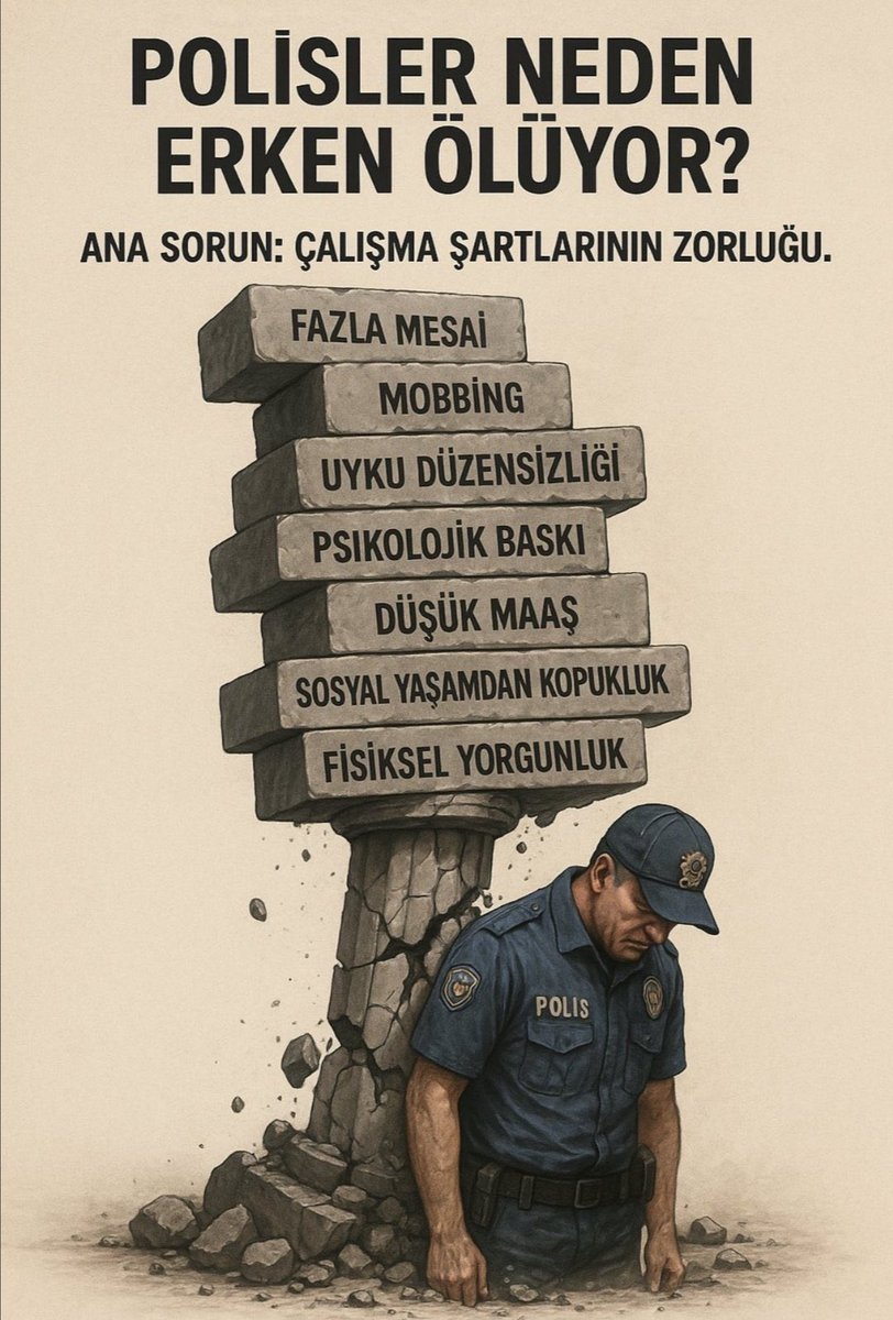 "Mobing, angarya, adaletsiz atama… 

Polis intihara sürükleniyor, yönetenler susuyor! 

Bu suskunluk utançtır!"

#PolisiUnuttunuz