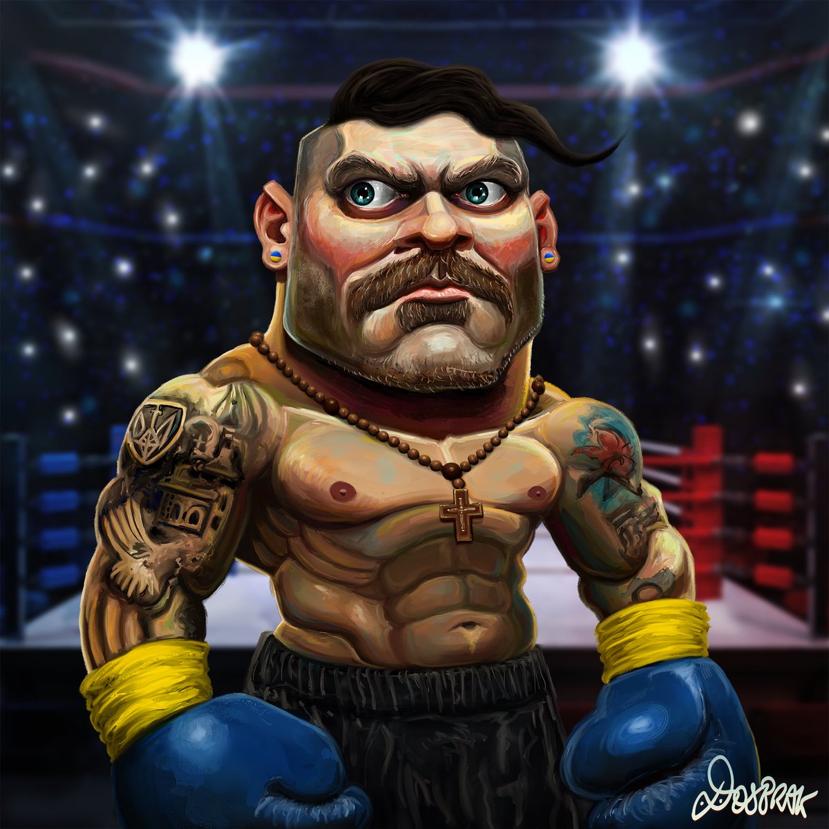 Kickboxer010101's tweet photo. @usykaa Dont push the horses! 

(Art by @dosbrak ✊)
…Solana NFT… https://t.co/PFq1aK0Dh3