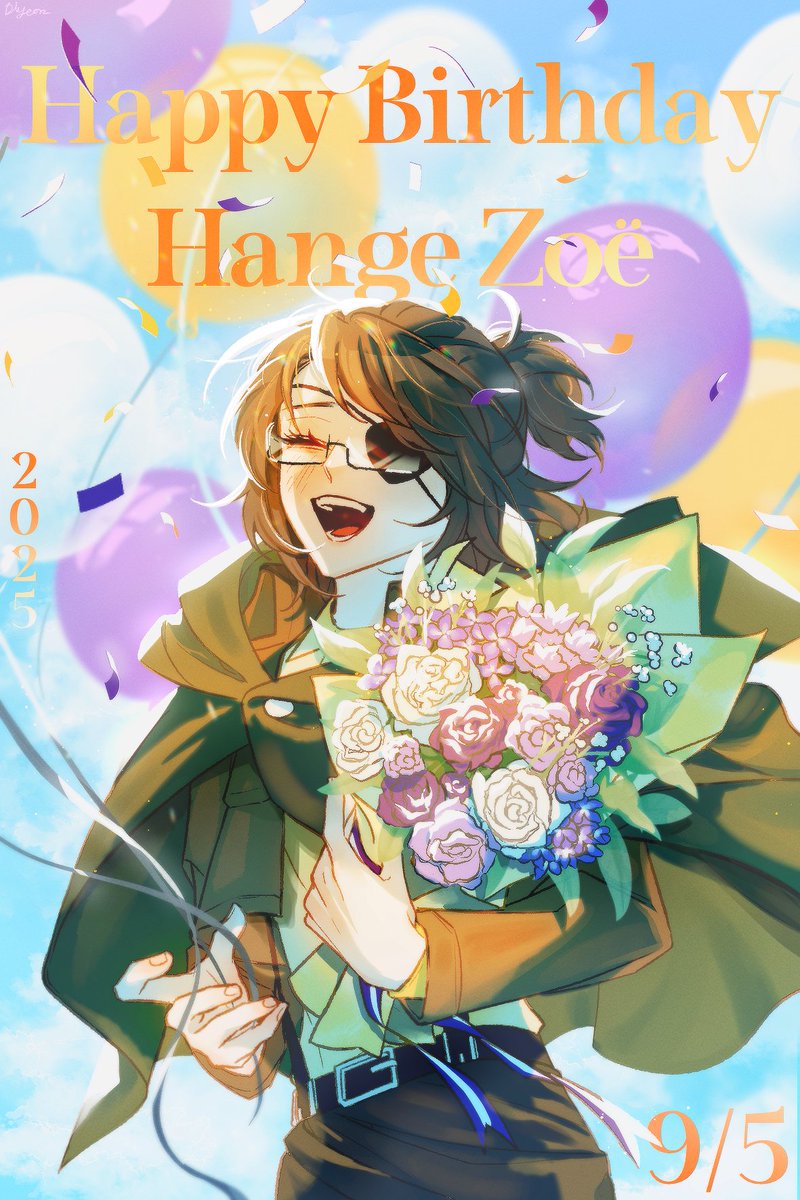 한지 생일 축하해🎉🎊🎈🥳

#ハンジ・ゾエ誕生祭2025 
#ハンジ・ゾエ生誕祭2025