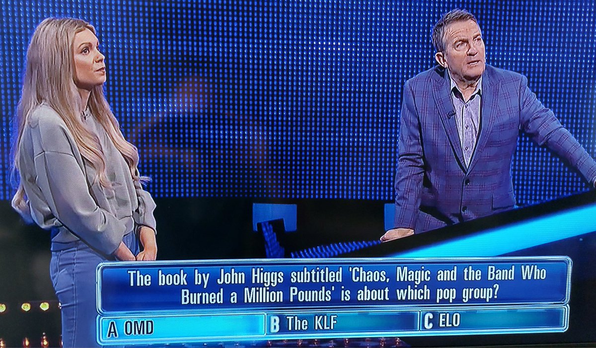 Paul Higgs (@paulhiggsradio) on Twitter photo When they ask a question on The Chase about your brother, then I think that's pretty cool. 👍
Clearly OMD is not the right answer! 👀 When they ask a question on The Chase about your brother, then I think that's pretty cool. 👍
Clearly OMD is not the right answer! 👀
