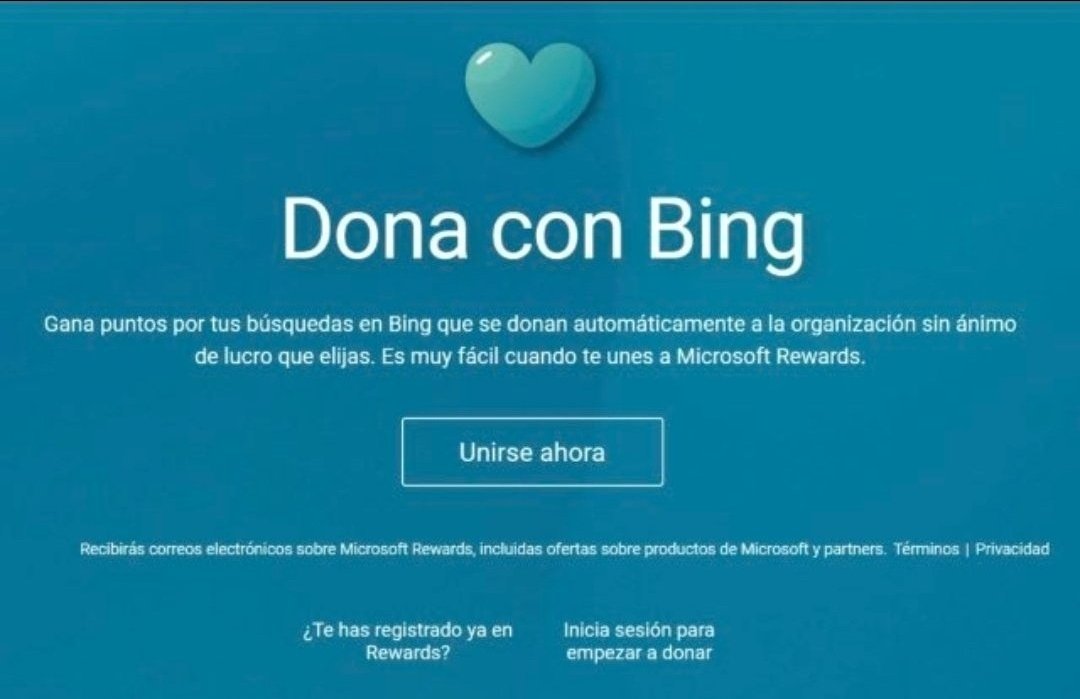 #DonaconBing💙 permite a los usuarios de <a href="/MicrosoftES/">Microsoft España</a> #Rewards ganar y donar puntos a causas que te importen como es ayudar financiar proyectos de #InvestigaCancer que apoya <a href="/vencerelcancer/">Vencer el Cáncer</a>. Podrás ayudarnos económicamente sin rascarte el bolsillo ¿Cómo?👉vencerelcancer.org/dona-con-bing/
