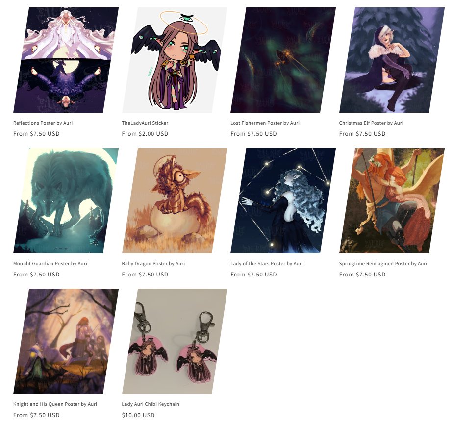 Consider checking out the Auri Collection! Wonderful pieces of art by Auri available at stellarbearstudios.com/collections/de…