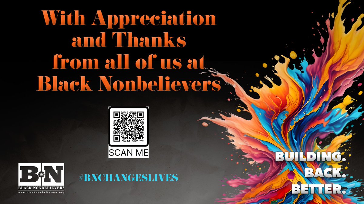 "In these current times, we must remain encouraged and share our joy. Do not let those who are trying to oppress us take our joy and liberation away. 

Please support our work to celebrate my birthday!" ~Mandisa Thomas

A Wish for my 49th Birthday. - mailchi.mp/blacknonbeliev…