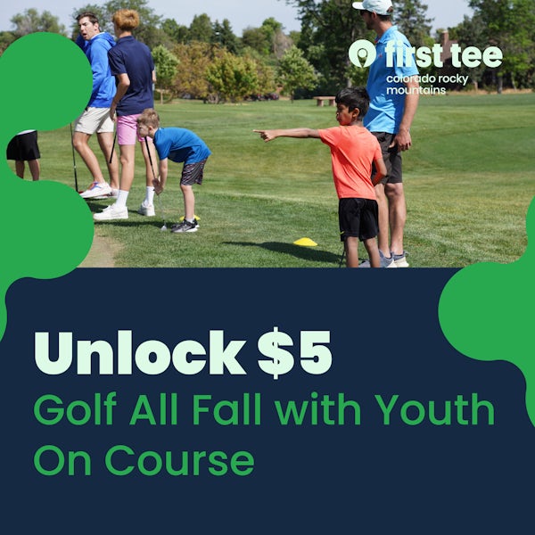 Youth On Course makes it possible for kids to play rounds for just $5 at participating locations across Colorado. Whether it’s a quick 9 holes after school or a weekend on the course, this program keeps golf affordable and accessible.  

firstteecoloradorockymountains.org/youth-on-cours…