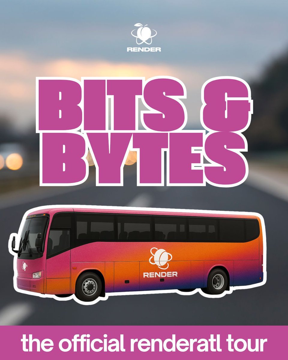 You didn’t think we’d only be in Atlanta, did you?

This year, we’re taking the RenderATL energy on the road… popping up in cities across the country and meeting our community where they are. From mixers to pop-ups to full-on celebrations, you never know when we’ll show up next.