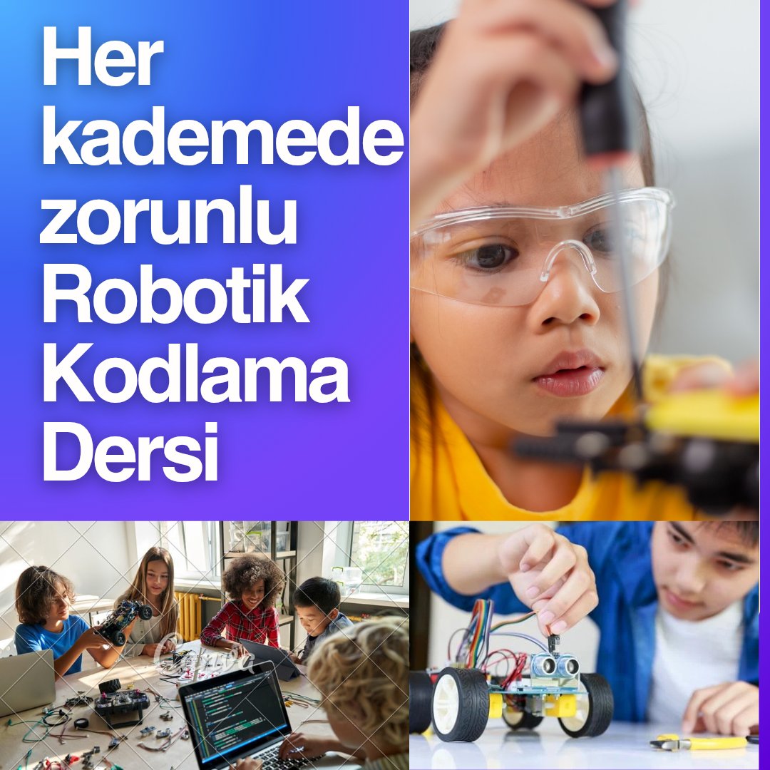Kodlama bilmeyen bir nesil,dijital çağın
tüketicisi olur.Üretici bir nesil yetiştirmek için kodlama dersleri zorunlu hale getirilmeli,bu dersler alanında uzman Bilgisayar ve Öğretim Teknolojileri Öğretmenlerine emanet edilmelidir.
#HerKademedeBilişimHerOkulaBÖTE
<a href="/Yusuf__Tekin/">Yusuf Tekin</a>