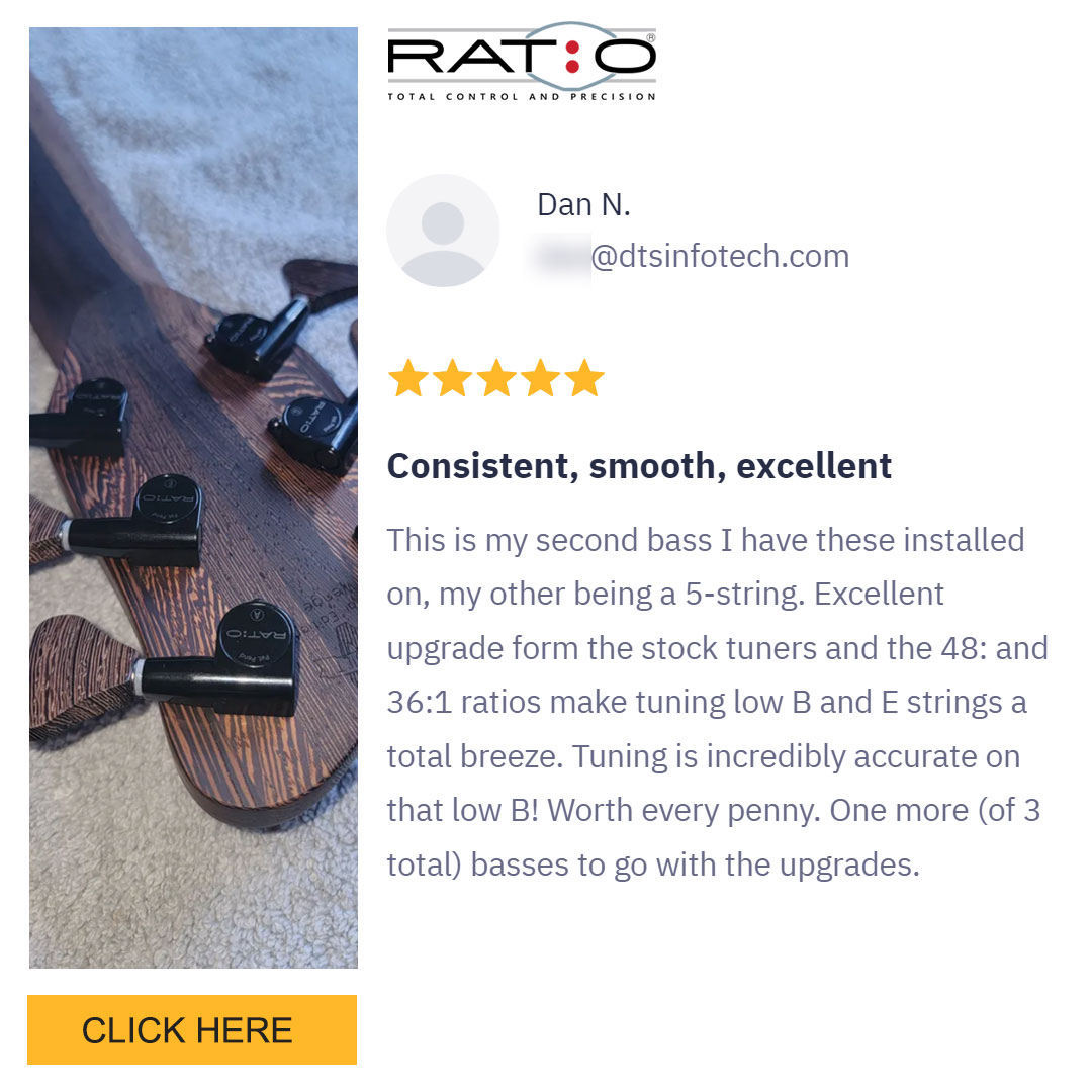 GraphTechGuitar's tweet image. The Art of Tuning: 
Ratio Machine Heads’ Varied Gear Ratios Offer Speed, Control, and Precision for Every BASS Player!

👉 graphtech.com/pages/bassratio

 #BassPlayers #BassGuitar #GearRatios #BassPlayerLife #machineheads #graphtechguitarlabs #ratiomachineheads