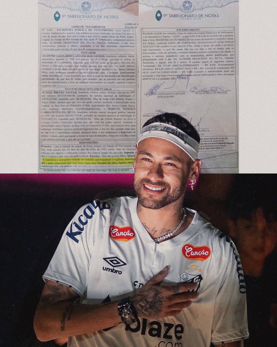 بدلاً من منحها للفقراء .. رجل أعمال شاب من ولاية ريو غراندي دو سول يصدم الرأي العام البرازيلي بتحويل ثروته الضخمة المقدرة بنحو ستة مليارات ريال برازيلي (نحو مليار دولار)، لصالح نجم كرة القدم البرازيلي نيمار دا سيلفا.

 #السعوديه_مقدونيا