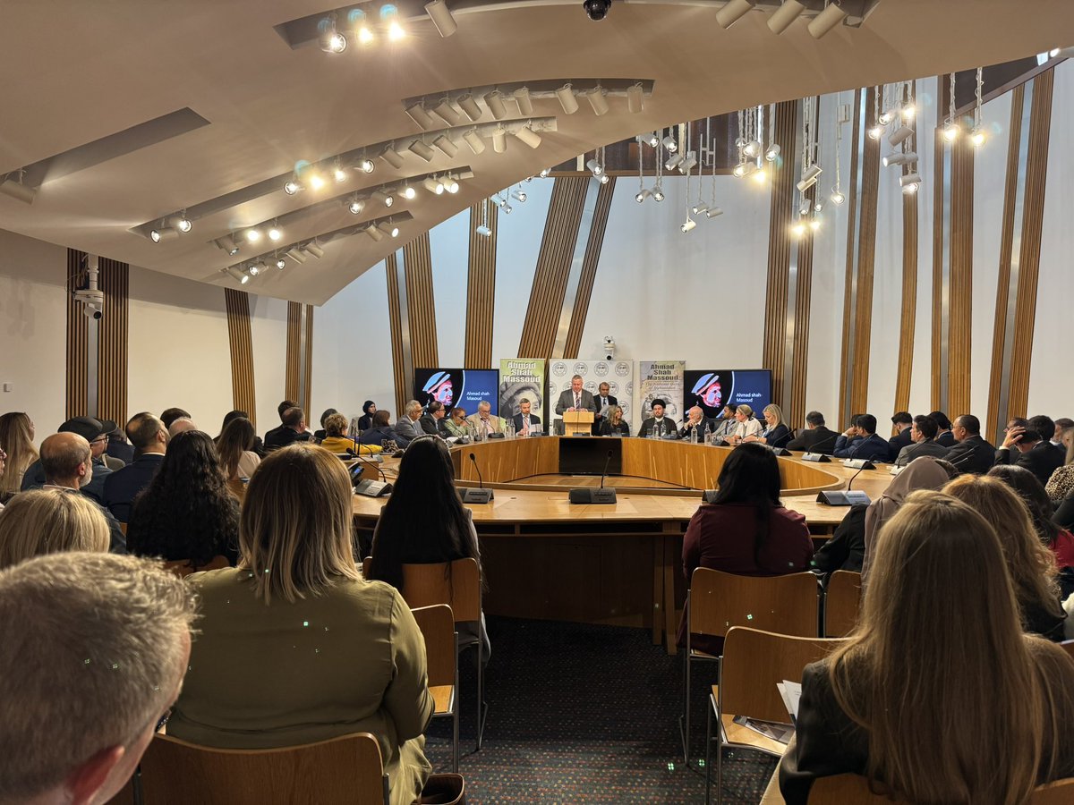 GlasgowAU's tweet photo. We are at the #ScottishParliament tonight celebrating the Legacy of #AhmadShahMassoud, national hero of Afghanistan. 

Thank you to @BobDorisSNP for sponsoring our reception and helping us to celebrate diverse cultures and citizenship in Scotland. https://t.co/ZLkuG5rEBY