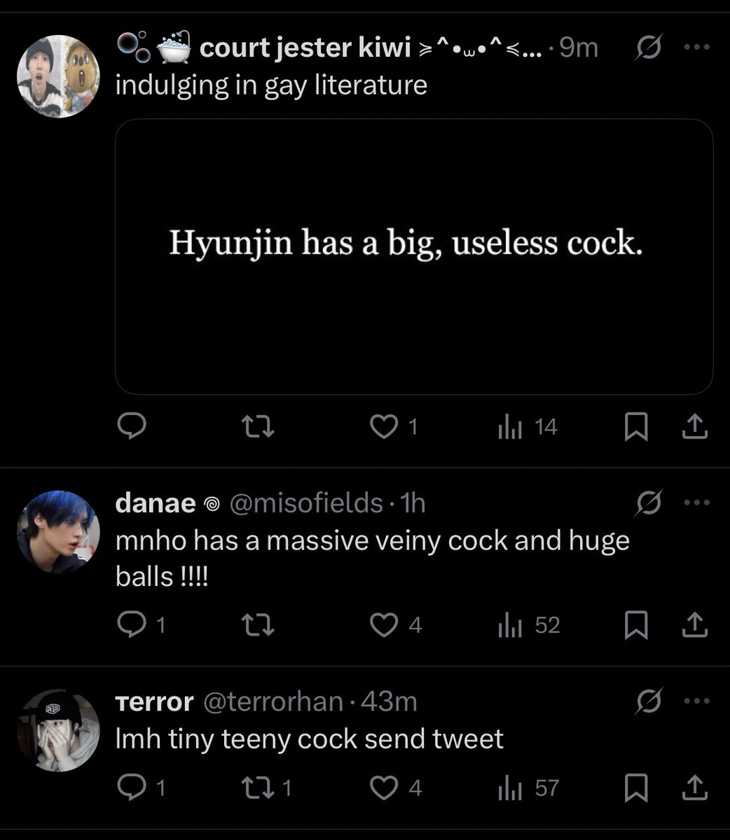 loving all the cock talk lately