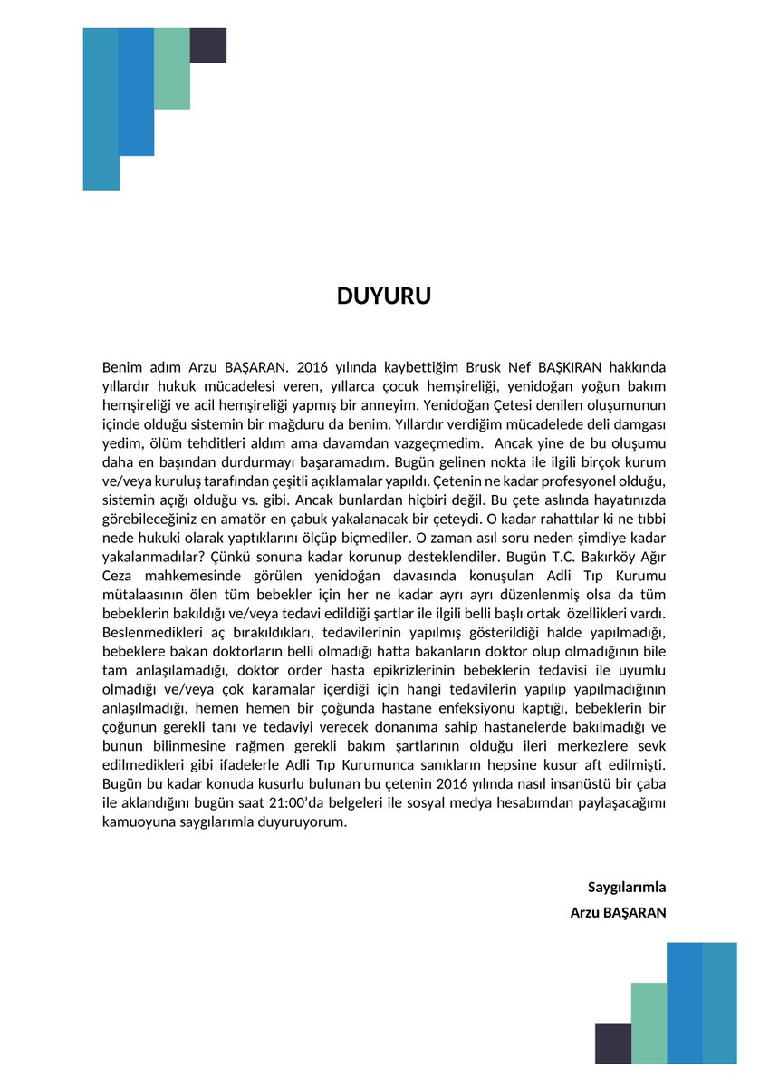 #yenidooğancetesi
#yenidoğan
<a href="/saglikbakanligi/">T.C. Sağlık Bakanlığı</a>
<a href="/adalet_bakanlik/">T.C. Adalet Bakanlığı</a>
<a href="/_tbb/">Thais Barcelos</a>
<a href="/istabip/">İstanbul Tabip Odası</a>