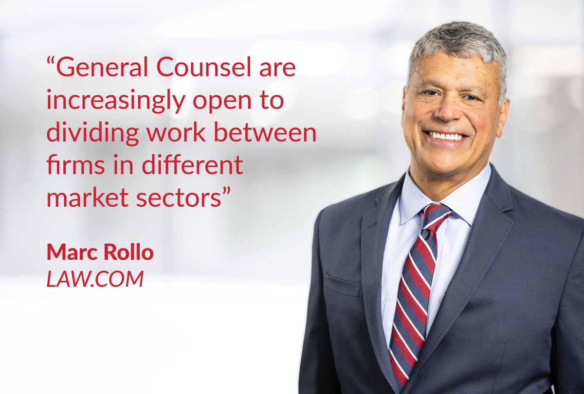Marc Rollo was interviewed by LAW.COM for the article “Amid Record-Breaking Rate Increases, Are Midsize Firms Leaving Money on the Table?” He spoke on the challenges midsize firms face balancing competitive pricing with client value. 
More: bit.ly/41BtfyX