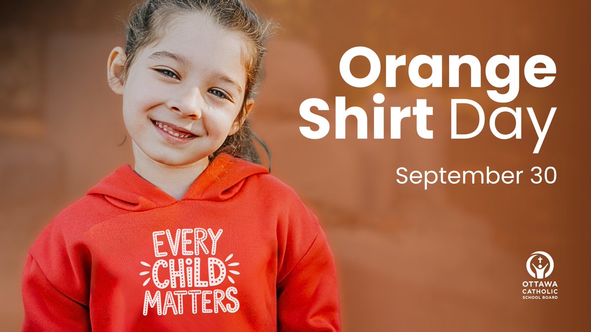 🧡 At #OCSB, our students do more than just wear orange shirts - they learn about the history and meaning behind them. We reflect on the experiences of Indigenous children in residential schools and honour the truth that Every Child Matters. 

#OrangeShirtDay #EveryChildMatters