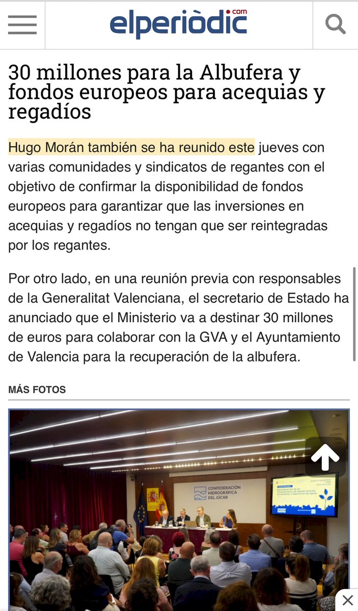 toniquintana's tweet photo. Buenas noticias, no solo para los
ayuntamientos y nuestra Albufera.
Los Canales #JucarTuria y #Turia, gravemente afectados por la Dana, serán reparados a cargo del @mitecogob. Dos infraestructuras muy importantes para nuestro regadío y para la provincia de Valencia. https://t.co/Jap782X8Q2