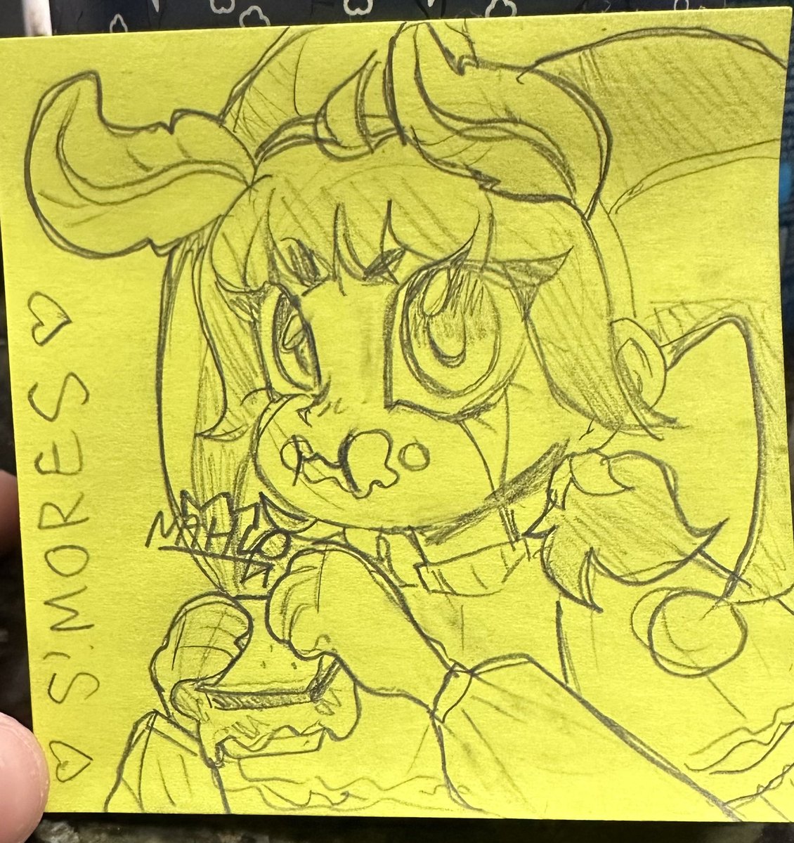 underscorenahlo's tweet photo. my girl n her smores
#oc #originalcharacter https://t.co/5U1EBGetKi