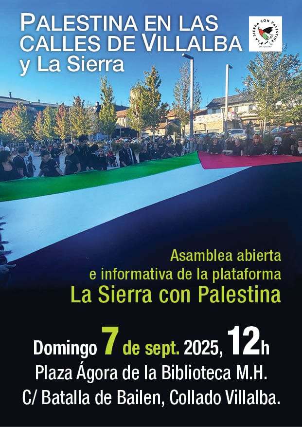 Este domingo tenemos acto informativo en Collado Villalba...
Os contaremos cositas que estamos preparando...