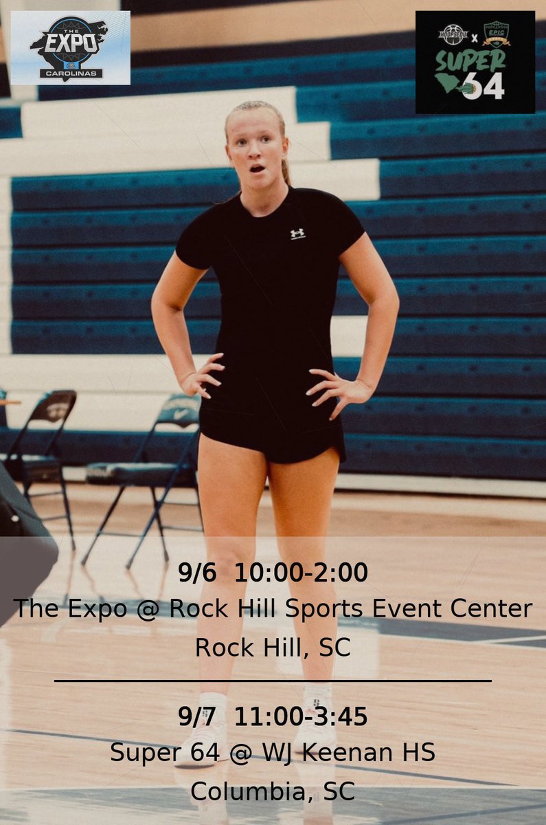 Busy weekend of work coming up, excited to compete! <a href="/AkiemBailum/">𝗔𝗸𝗶𝗲𝗺 👨🏾‍💻🎙🎥📰📺📸</a> <a href="/PGH_SCarolina/">Prep Girls Hoops South Carolina</a> <a href="/Swanny1973/">Bret Swanson</a> <a href="/Epic_Hoops/">E.P.I.C Hoops</a> <a href="/AR_girls_hoops/">AR Girls Basketball</a> <a href="/2027Fbcreign/">FBC Reign 2027 GUAA</a> <a href="/rfvann24/">Rachel Vann</a> <a href="/CoachVann35/">Justin Vann</a> <a href="/sceyetesthoops/">South Carolina Eye Test Hoops</a>