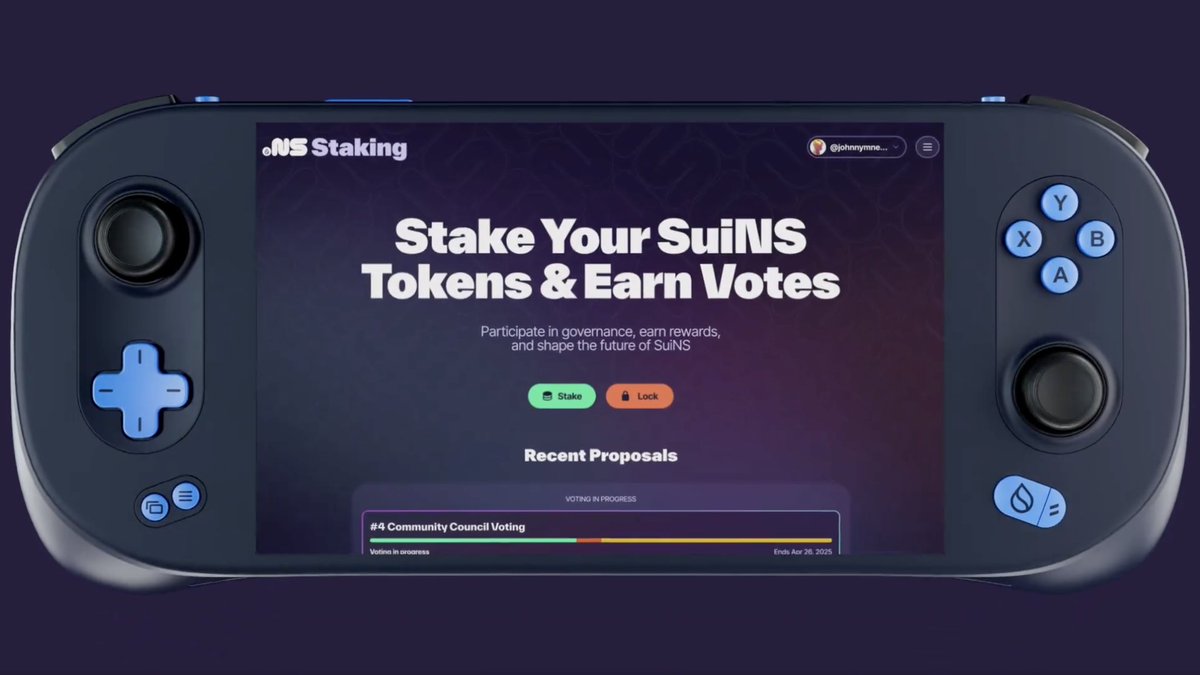 williamm168's tweet image. 🗳️ Finally, @SuiNSdapp staking is here!

As many in the community are waiting for a long time, and as I’ve hinted at in numerous posts, here’s the official announcement in short!

- To vote on upcoming proposals, lock or stake your tokens.
- Staked tokens’ voting power increases…