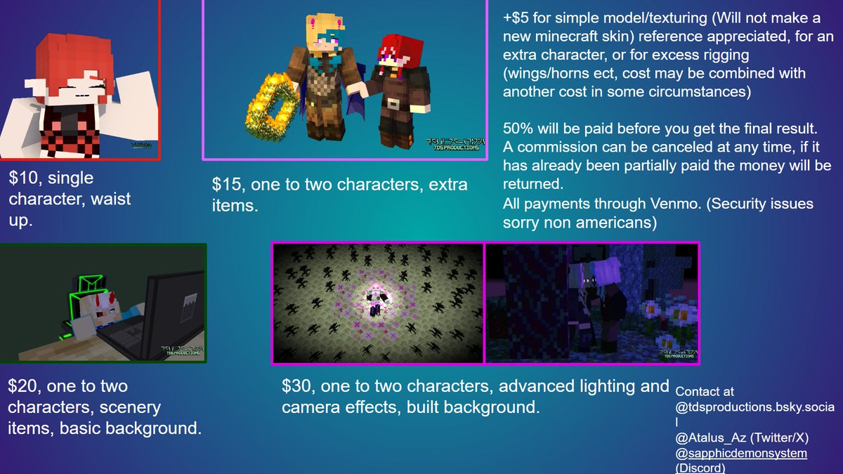 Atalus_Az's tweet image. Yo I do Commissions, so like send me a message if you want one.
#mineimator #Commission #Minecraft #minecraftrenders