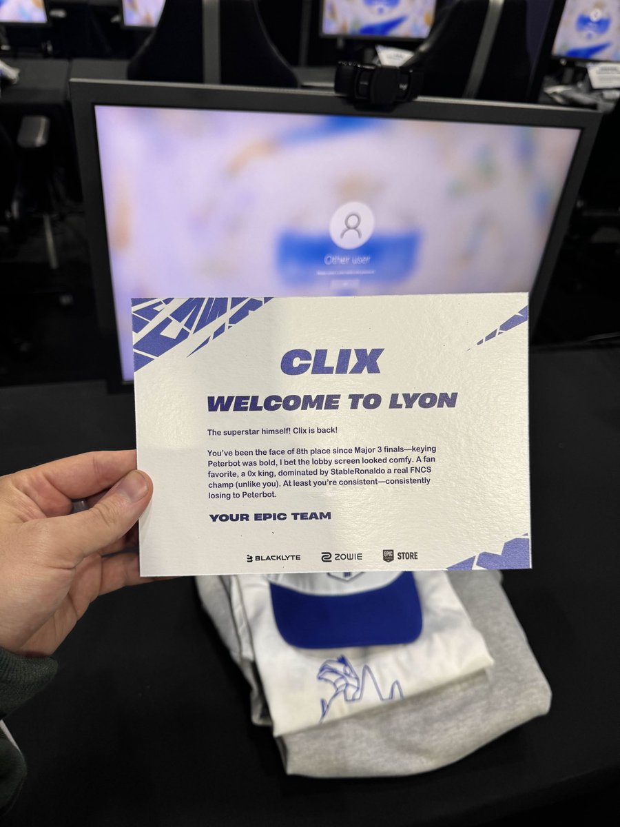 Clix's tweet image. are we serious??