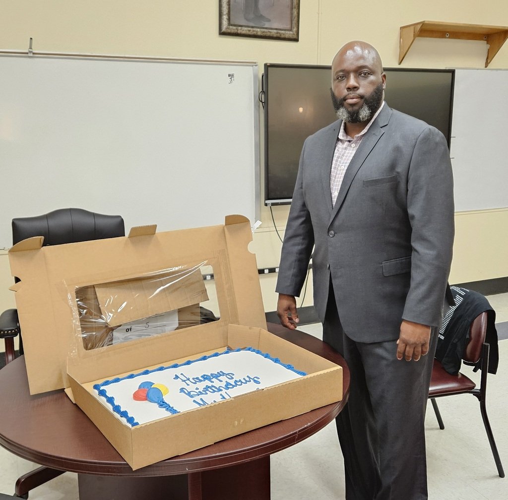 Our Assistant Principal, Mr. Harris celebrated his birthday this weekm Happy Birthday, Mr. Harris! #DunbarDoesItBEST