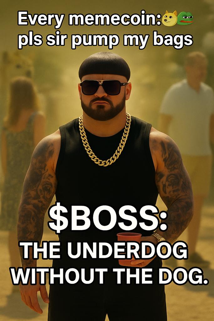 london_life's tweet photo. Not another 🐶 Not another 🐸
$BOSS is built different.
The underdog… without the dog.
#ibizafinalboss #BossofTheWeek #memecoin #meme @binance @HTX_Global @HTXCommunity @cz_binance https://t.co/M7HYZq5tZO