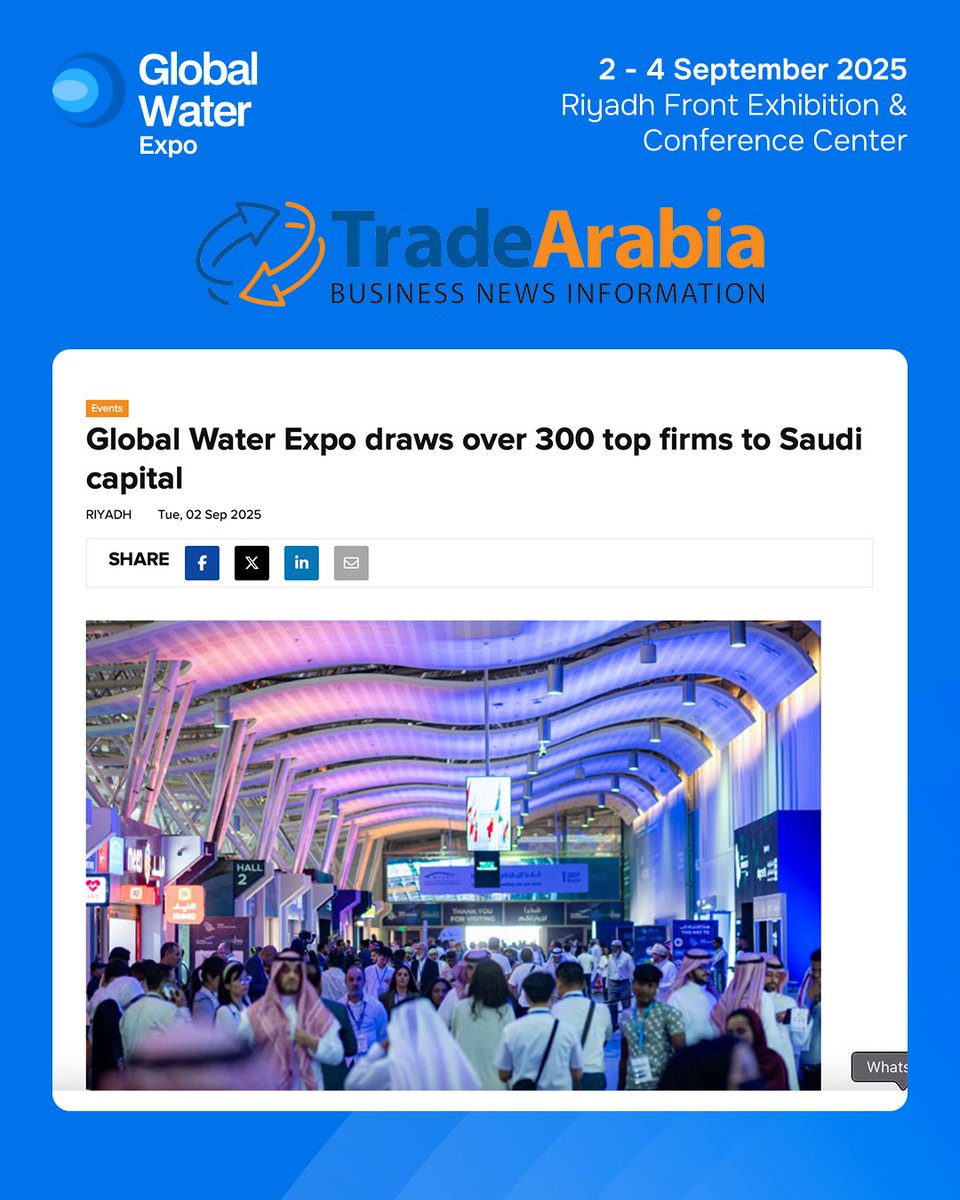 Global Water Expo tweet media