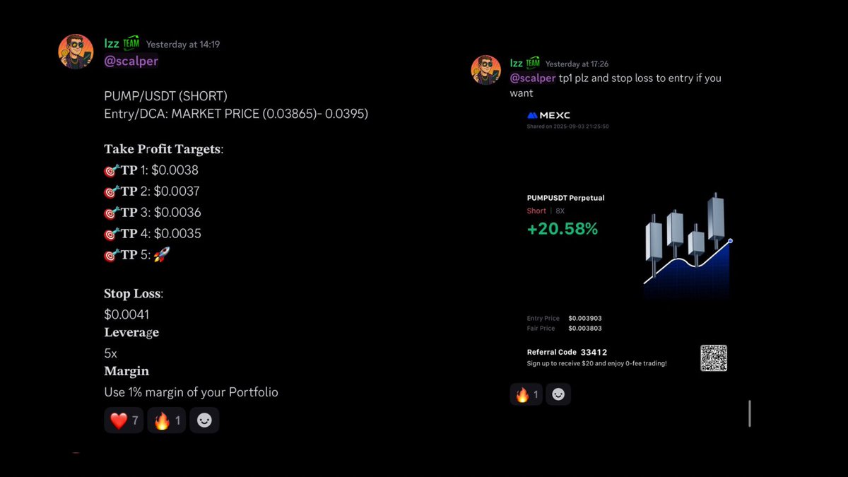 Scalp called -> Profits Taken🎯💰

Well done <a href="/Crypto_izzie/">Isrul</a> 🔥🫡