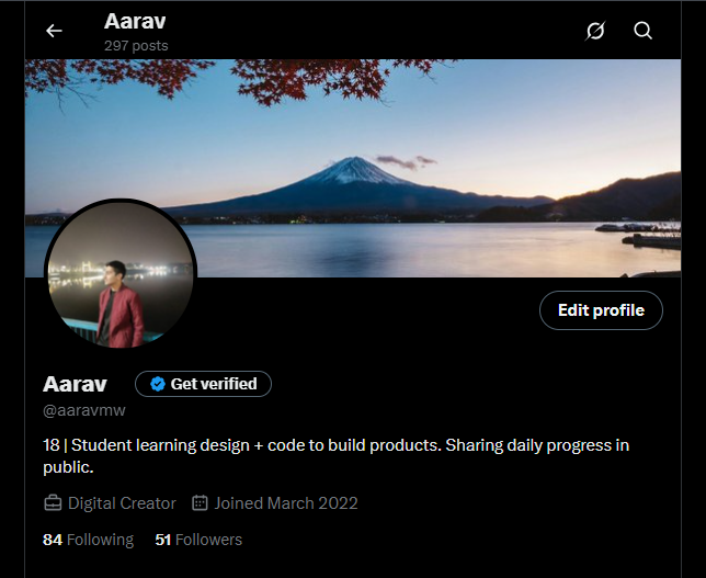 aaravmw's tweet image. Just crossed 50 followers.
Thanks to everyone who’s been following along.
Excited to keep building and sharing more.

#buildinpublic #UIUXDesigners