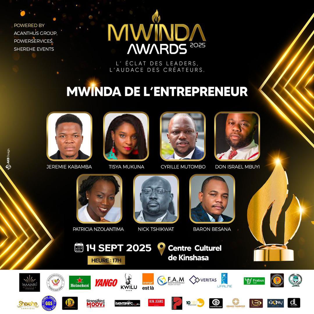 🔥 La jeunesse en action ! 🔥
Chers tous, j’ai l’honneur d’être nominé aux Mwinda Awards 2025 dans la catégorie Entrepreneur !

👉 Fais entendre ta voix et vote pour moi ici : mwinda-awards.org/vote

Avec vous, tout devient possible 🙌
Baron BESANA