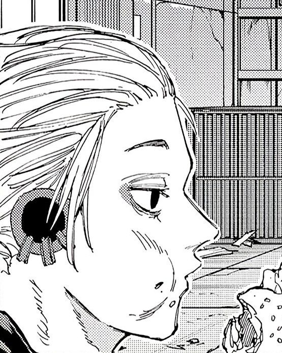 Está, más bien, mirando a un punto fijo mientras disocia.