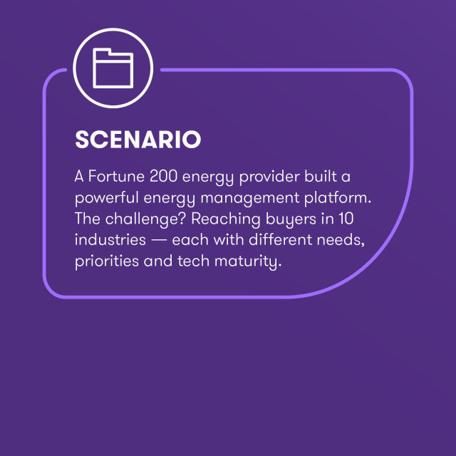DSLunsford's tweet photo. 30% growth takes more than a strong product — it takes the right message. See how a Fortune 200 #energy provider refined its story across 10 industries to connect with buyers. Explore @GrantThorntonUS’s case study on buyer-focused strategy. https://t.co/lcts4xlb3Q https://t.co/HNzeAMLtpE