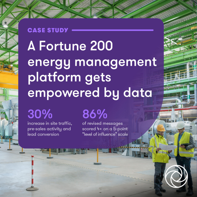 DSLunsford's tweet photo. 30% growth takes more than a strong product — it takes the right message. See how a Fortune 200 #energy provider refined its story across 10 industries to connect with buyers. Explore @GrantThorntonUS’s case study on buyer-focused strategy. https://t.co/lcts4xlb3Q https://t.co/HNzeAMLtpE