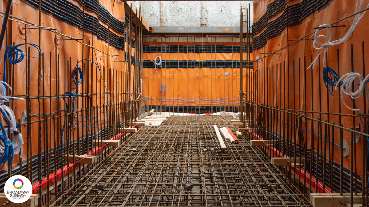 At Arbutus Station, crews are installing rebar to construct the floors and walls for this area.

This will be the station’s emergency exit, located on the south side of W. Broadway near Arbutus Street.
