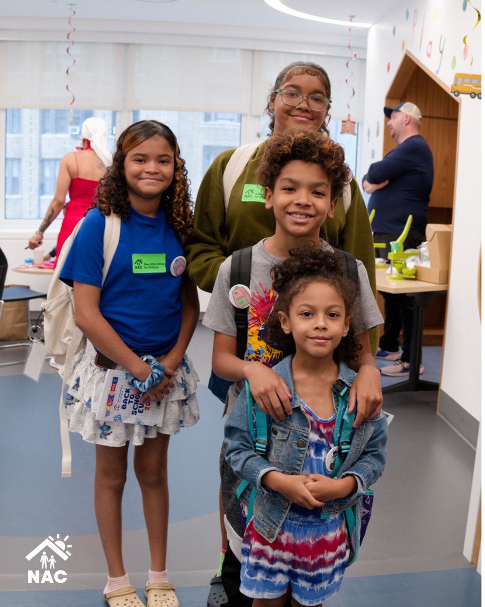 School is back in session for NAC kids and thanks to our back to school event last week, they have everything they need!
Thank you to: Area 23 on Hudson, 7th District Foundation, Critical Mass, New York Junior League , Kohls, and Greenbacker Capital for supporting NAC families!