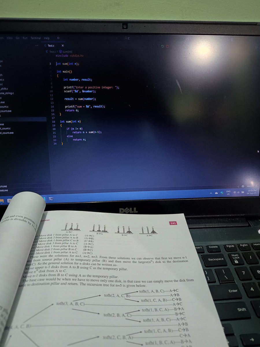 sh1v_ansh's tweet image. Day 21/100 of #100DaysOfCode

&amp;gt; Lots of C problems from previous GATE papers.
&amp;gt; And 2hr of math.

Brain status: fried. 🍳

​The grind is the glory. Consistency is the only hack that matters.