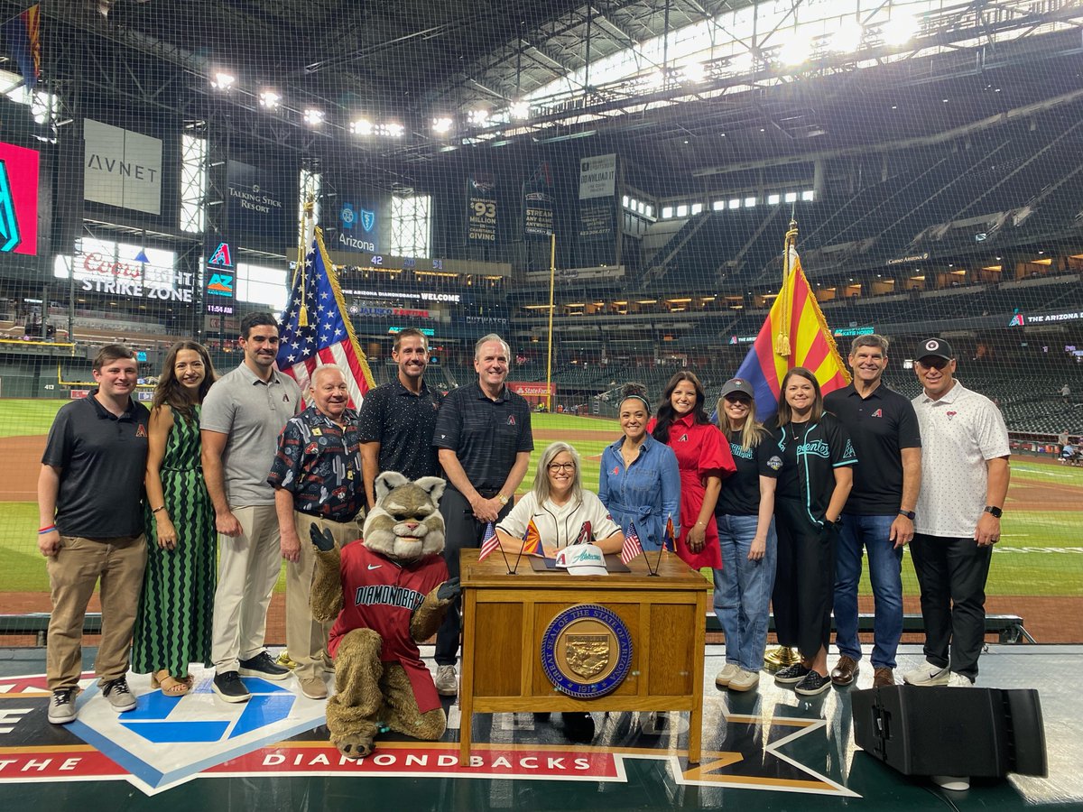 VeridusAZ (@veridusaz) on Twitter photo Veridus client <a href="/Dbacks/">Arizona Diamondbacks</a> celebrated #HB2704 yesterday that ensures Arizona's Major League Baseball team remains at <a href="/ChaseField/">Chase Field</a> for years to come.
Veridus team members <a href="/ShaunRieve/">Shaun Rieve</a> and Ryan Sullivan were honored to join <a href="/GovernorHobbs/">Governor Katie Hobbs</a> at the ceremonial bill signing. Veridus client <a href="/Dbacks/">Arizona Diamondbacks</a> celebrated #HB2704 yesterday that ensures Arizona's Major League Baseball team remains at <a href="/ChaseField/">Chase Field</a> for years to come.
Veridus team members <a href="/ShaunRieve/">Shaun Rieve</a> and Ryan Sullivan were honored to join <a href="/GovernorHobbs/">Governor Katie Hobbs</a> at the ceremonial bill signing.