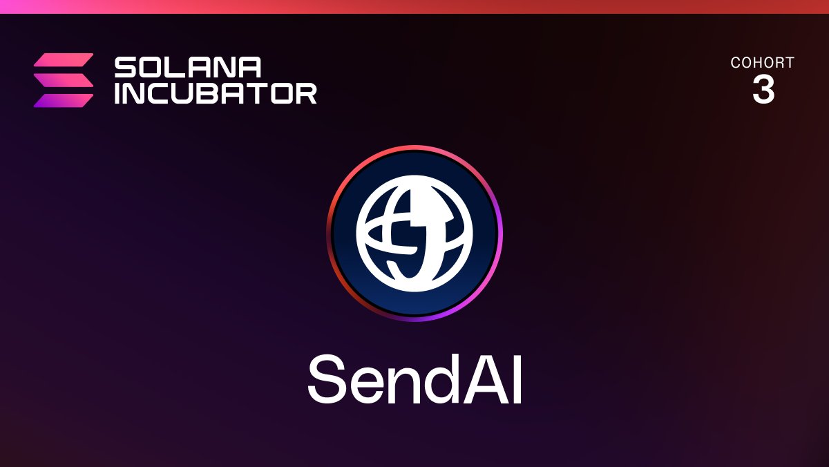 SendAI featured in Solana Incubator Cohort 3