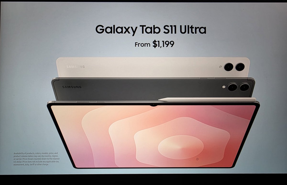BobbyGsCorner's tweet image. Here are the final specs and pricing of the new Samsung Galaxy Tab S11 for your consideration! 🤩💰 #Samsung #GalaxyTab #Specs #Pricing @SamsungMobileUS