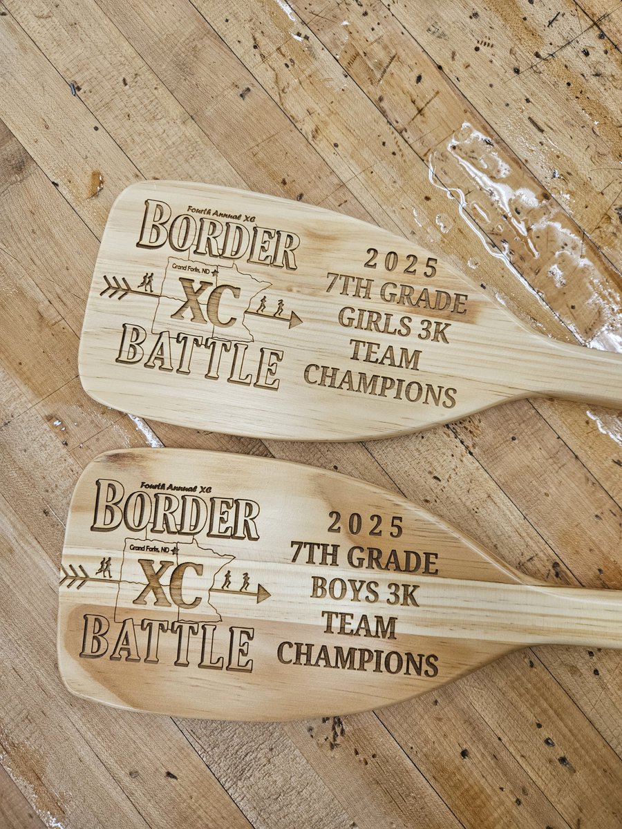 Printing has begun on this year's team trophies! 

Reminder that the team champion in all race divisions will receive their very own paddle trophy! The trophy is yours to keep. 

Get ready to Battle for the Paddle on September 27th!