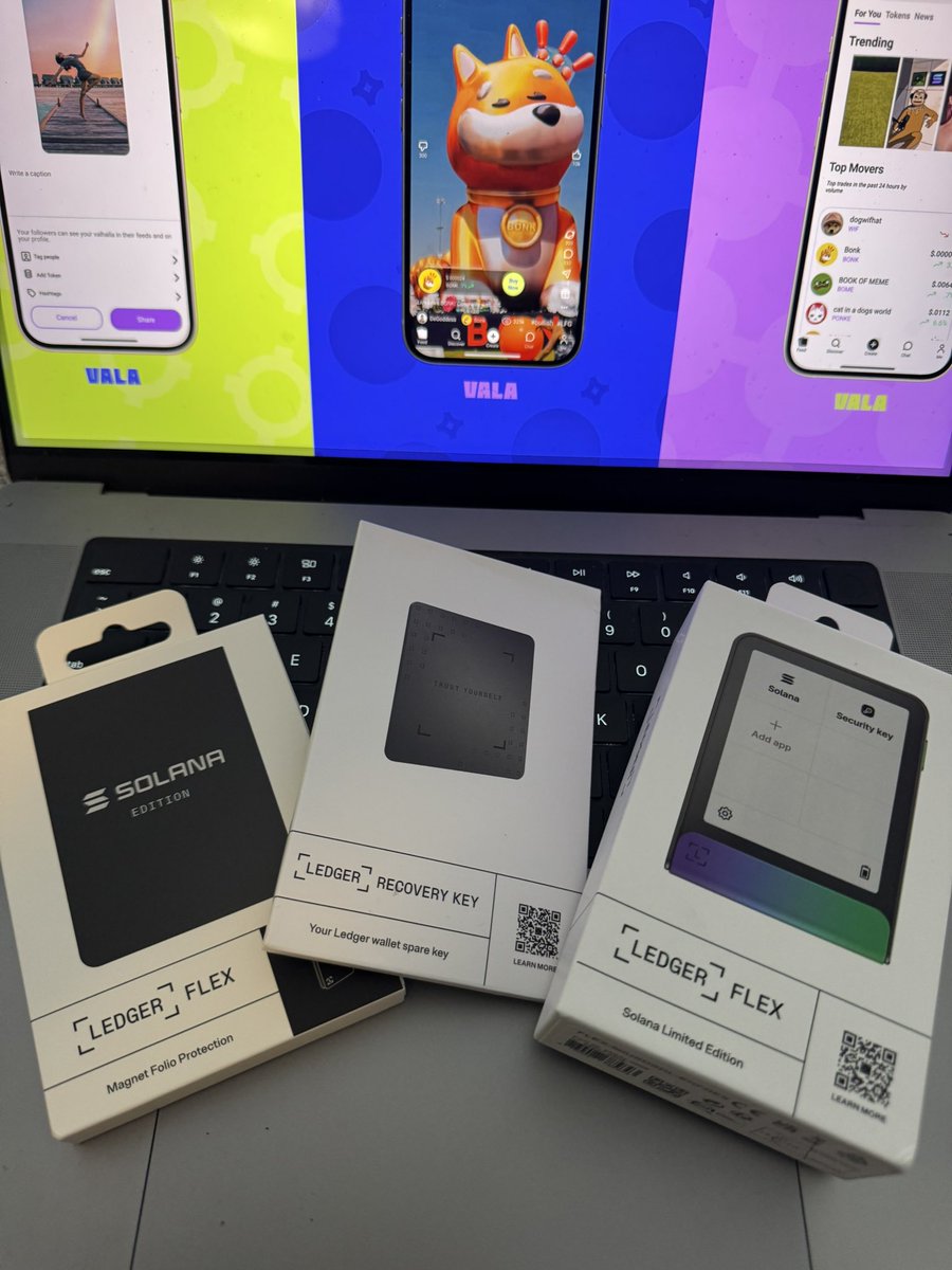 Needed a new hardware wallet 

Had to go with my first love, seems she’s gotten an upgrade 👀

Shoutout to <a href="/Ledger/">Ledger</a> Solana Edition