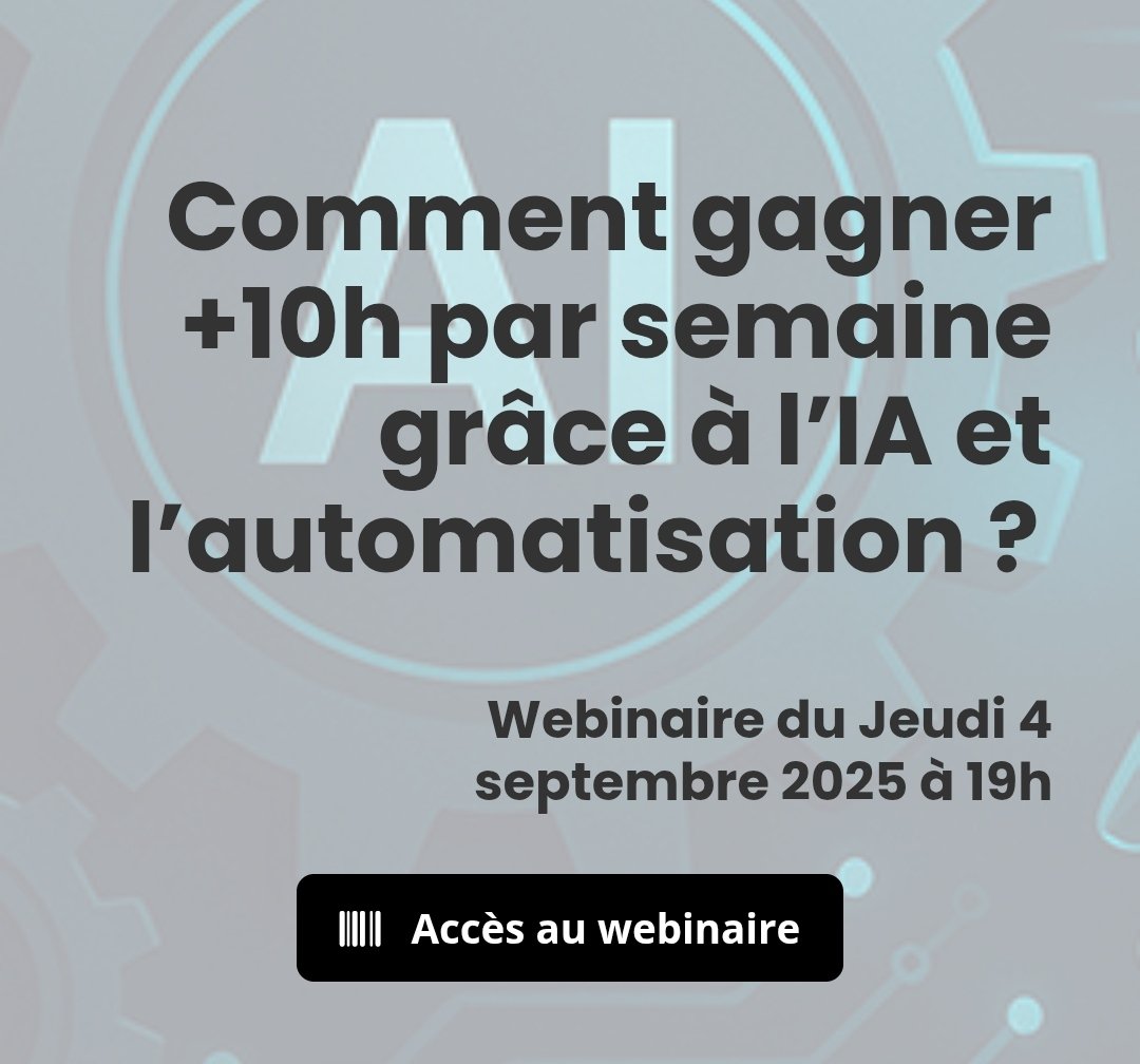 💻 Webinaire
Jeudi  #4septembre 2025 

Comment gagner +10h par semaine grâce à l'IA et l'automatisation ?

⤵️
webinaire.reservoir.live/comment-gagner… 

Site ➡️ Webinaire.reservoir.live