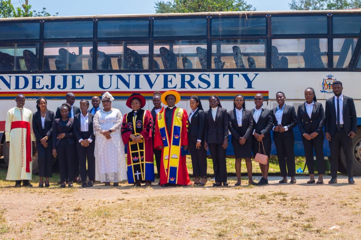 Dr. Rosaline Karugonjo Segawa inspired the freshmen with her message on “Getting saved from a crooked generation” (Acts 2:40). She encouraged students to make wise decisions, listen to their lecturers and parents, focus on God, and live with integrity. 
#Ndejje27thGrad