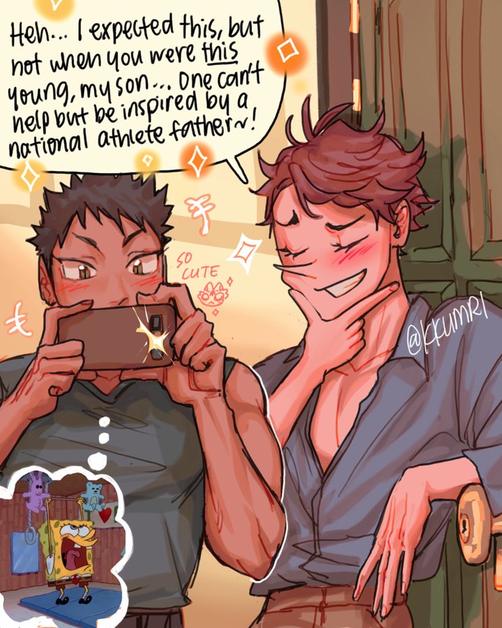 oikawa isao’s idol! 🏋️💪🔥
#iwaoi #oikawatooru #iwaizumihajime