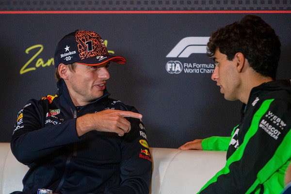 Bortoleto about Max:

“The tips he gives me are always good […] and I’m happy to have someone like him helping me so much. Sometimes I don’t even ask, he’s the one to come up with the tips. Of course, you need to be curious, but having someone like that is good.”

#ItalianGP