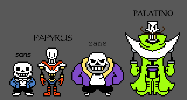 NoContent789's tweet photo. why is no one talking about zans and palatino? i loved the bizarro bones in undertale!

the rivalry papyrus had with palatino and how meanwhile sans and zans get along and crack jokes together.

how did we forget about them?

[#UNDERALE #DELTARUNE] https://t.co/Mg1MEmQLAC
